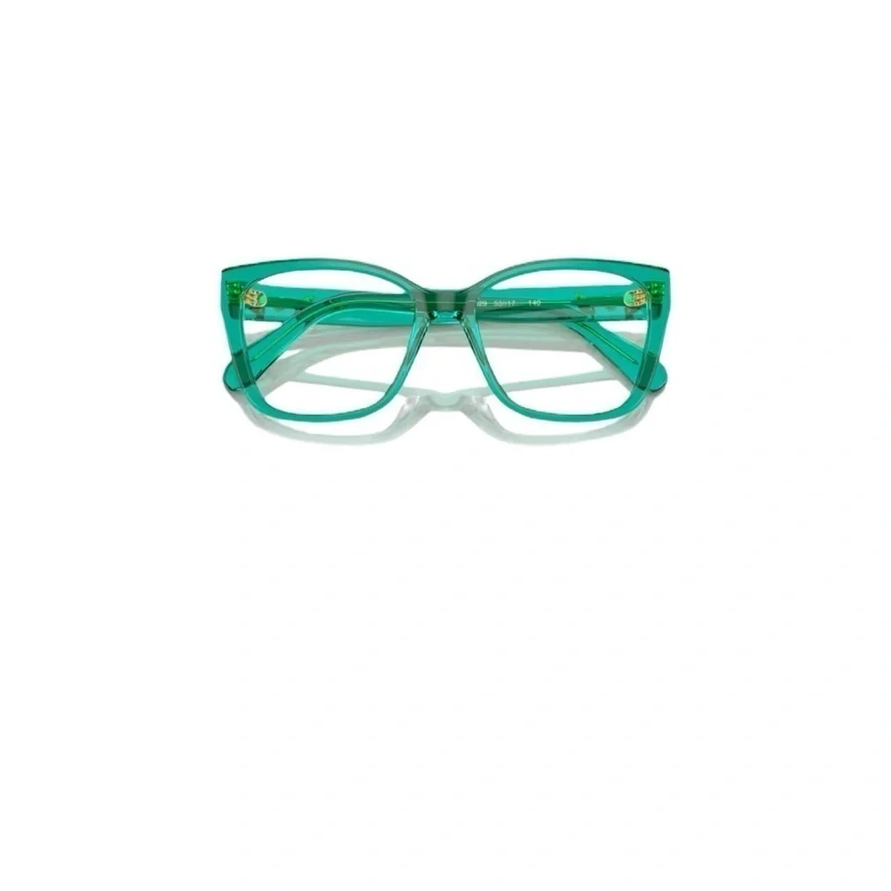 Swarovski green glasses